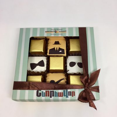 Chocolate selection box man 90gr.